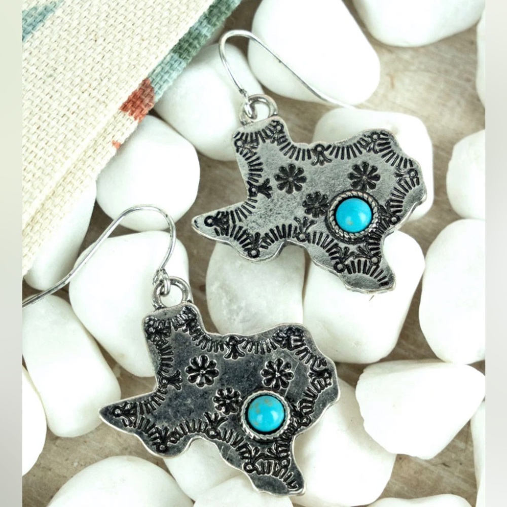 NWT Texas Shape Earrings
